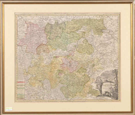 Landkarte von Thüringen - Johann Baptis - Foto 1