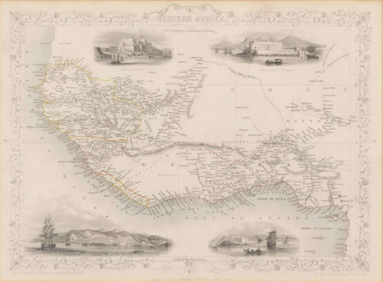 Landkarte von Westafrika - Henry Winkle - Foto 1