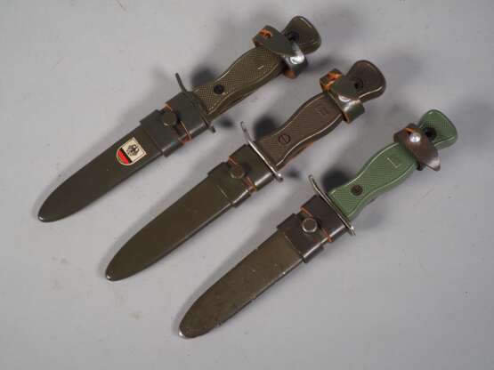 3 Bundeswehr Kampfmesser, 1960/70er - фото 1