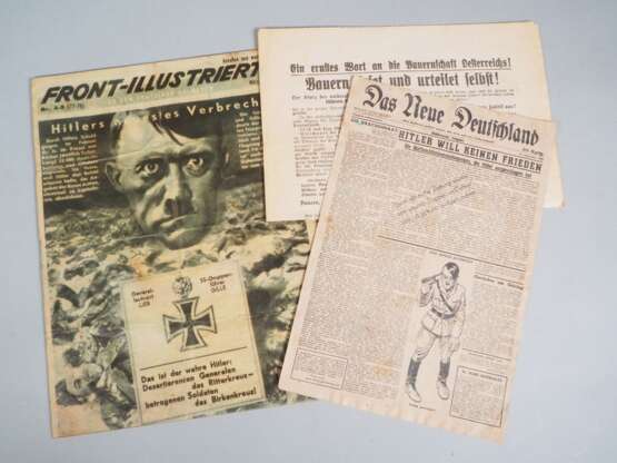 Seltene "Anti-Nazi" Propaganda Schriften, 1944 - фото 1