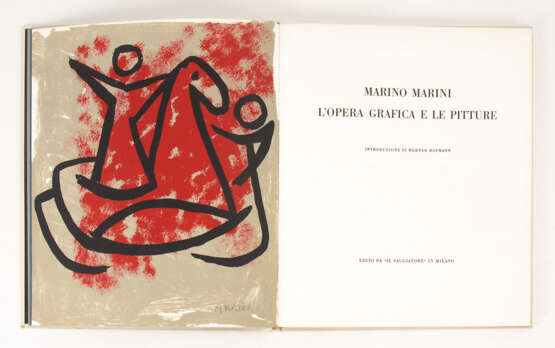 MARINI, Marino: "L'Opera Grafica E Le P - Foto 1