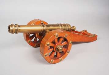 Funktionale Modellkanone aus Messing, 1970er