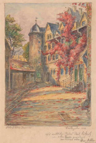 OEHLER, Max: "Rotes Schloss, Weimar". - photo 1