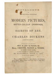 [Charles Dickens (1812-1870)] – auction catalogue