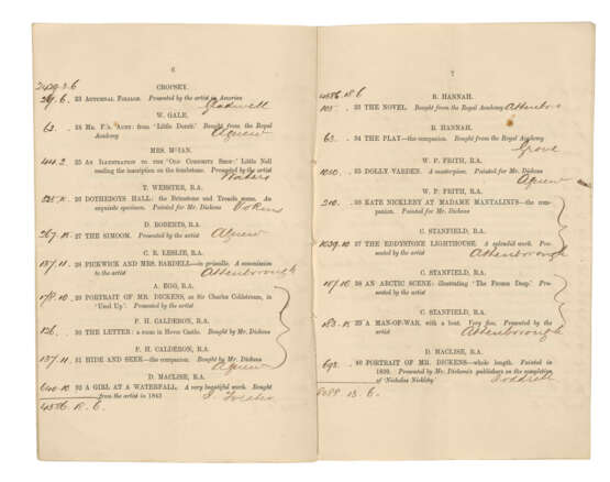 [Charles Dickens (1812-1870)] – auction catalogue - photo 2
