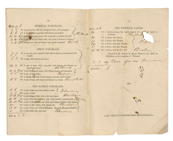 [Charles Dickens (1812-1870)] – auction catalogue - Foto 5