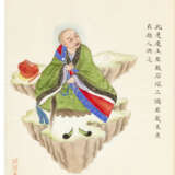 ZHOU PEICHUN (ACT. CA. 1880-1910)A SET OF EXPORT PAINTINGS DEPICTING CHINESE DEITIES - фото 6