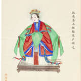 ZHOU PEICHUN (ACT. CA. 1880-1910)A SET OF EXPORT PAINTINGS DEPICTING CHINESE DEITIES - photo 13