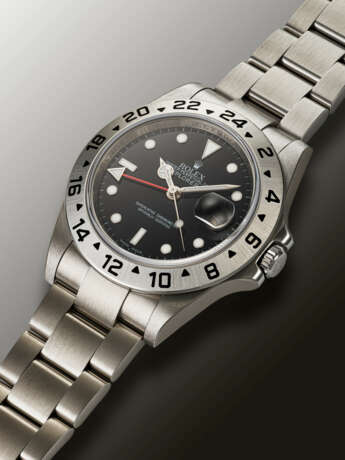 ROLEX, STAINLESS STEEL DUAL TIME ‘EXPLORER II’, REF. 16570 - фото 2