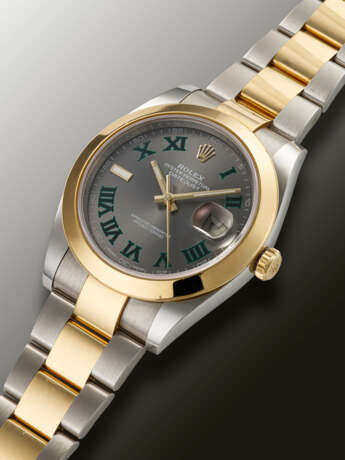 ROLEX, STAINLESS STEEL AND YELLOW GOLD ‘DATEJUST’, REF. 126303 - Foto 2