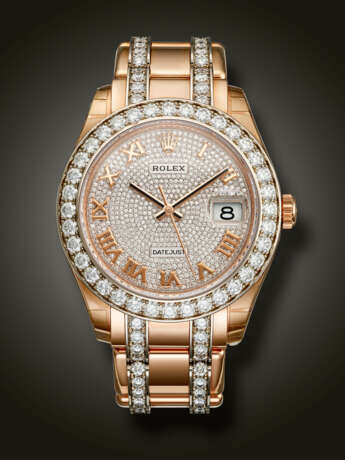 ROLEX, RARE WHITE GOLD, PINK GOLD AND DIAMOND-SET 'PEARLMASTER DATEJUST', REF. 86285 - Foto 1