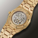 AUDEMARS PIGUET, RARE PINK GOLD SKELETONIZED PERPETUAL CALENDAR 'ROYAL OAK' WITH MOON PHASES, REF. 25829OR - фото 3