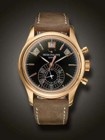 PATEK PHILIPPE, PINK GOLD ANNUAL CALENDAR FLYBACK CHRONOGRAPH, REF. 5960R-010 - фото 1