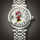 GERALD GENTA, STAINLESS STEEL JUMP HOUR 'RETRO, MINNIE MOUSE', WITH MOTHER-OF-PEARL DIAL, REF. G.3632 - фото 1