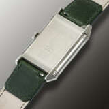 JAEGER-LECOULTRE, STAINLESS STEEL ‘REVERSO TRIBUTE’, WITH GREEN DIAL, REF. 214.8.62 - photo 3