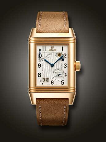 JAEGER-LECOULTRE, LIMITED EDITION PINK GOLD 'REVERSO SEPTANTIEME', NO. 71/500, REF. 240.2.19 - фото 1