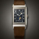 JAEGER-LECOULTRE, WHITE GOLD ‘REVERSO NIGHT AND DAY’ WITH MOON PHASES, REF. 270.3.63 - фото 1