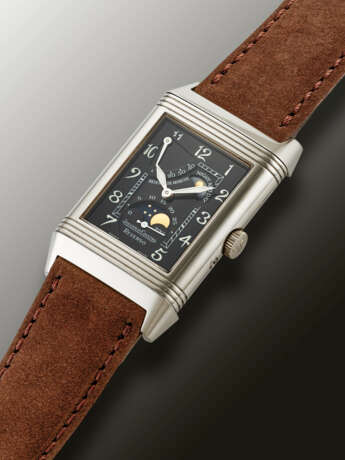JAEGER-LECOULTRE, WHITE GOLD ‘REVERSO NIGHT AND DAY’ WITH MOON PHASES, REF. 270.3.63 - фото 2