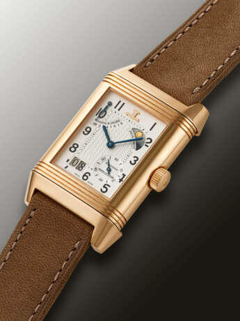 JAEGER-LECOULTRE, LIMITED EDITION PINK GOLD 'REVERSO SEPTANTIEME', NO. 71/500, REF. 240.2.19 - фото 3