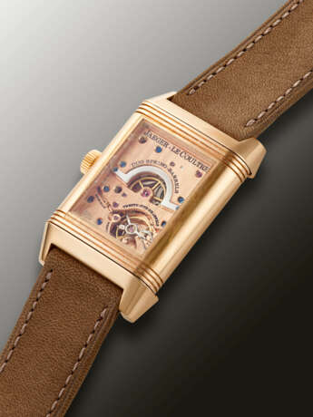 JAEGER-LECOULTRE, LIMITED EDITION PINK GOLD 'REVERSO SEPTANTIEME', NO. 71/500, REF. 240.2.19 - фото 4