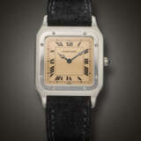 CARTIER, LIMITED EDITION PLATINUM 'SANTOS' WITH SALMON DIAL, NO. 49/90, REF. 1575 1 - photo 1