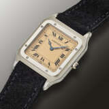 CARTIER, LIMITED EDITION PLATINUM 'SANTOS' WITH SALMON DIAL, NO. 49/90, REF. 1575 1 - photo 2