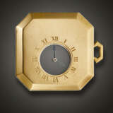 CARTIER, ART DECO PLATINUM AND YELLOW GOLD ‘MYSTERY’ OPENFACE POCKET WATCH - фото 1