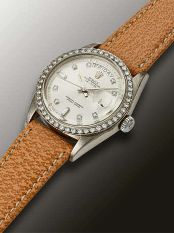ROLEX, WHITE GOLD AND DIAMOND-SET ‘DAY-DATE’, REF. 1804 - фото 2