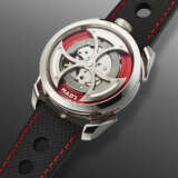 M.A.D. EDITION, STAINLESS STEEL 'M.A.D. 1 RED' WITH LATERAL TIME DISPLAY - фото 2