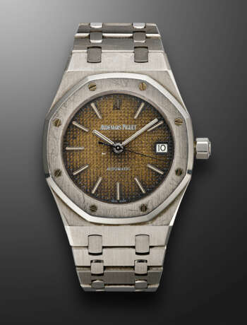 AUDEMARS PIGUET, STAINLESS STEEL 'ROYAL OAK' WITH TROPICAL DIAL, REF. 14790ST - Foto 1