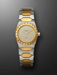 VACHERON CONSTANTIN, STAINLESS STEEL AND YELLOW GOLD LADY WRISTWATCH, REF. 222