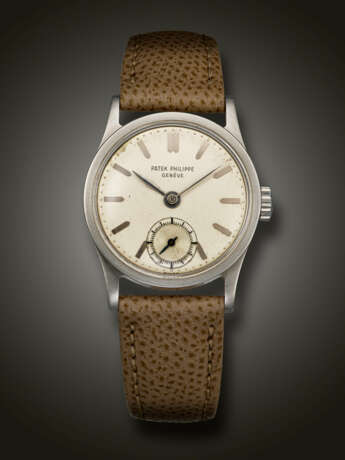 PATEK PHILIPPE, STAINLESS STEEL WRISTWATCH, REF. 96 - Foto 1