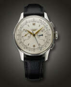 Longines. LONGINES, STAINLESS STEEL FLYBACK CHRONOGRAPH WRISTWATCH, REF. 5966 