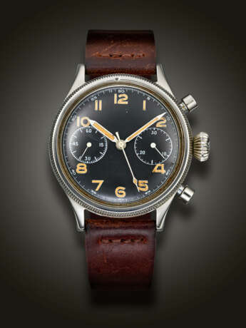 BREGUET, STAINLESS STEEL CHRONOGRAPH ‘TYPE XX MILITARY’, NO. 7786 - фото 1