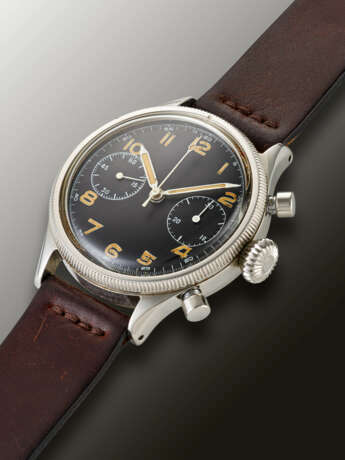 BREGUET, STAINLESS STEEL CHRONOGRAPH ‘TYPE XX MILITARY’, NO. 7786 - фото 2