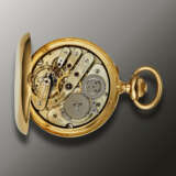 HENRY CAPT, YELLOW GOLD PERPETUAL CALENDAR HUNTER CASE POCKET WATCH, WITH MOON PHASES - photo 4