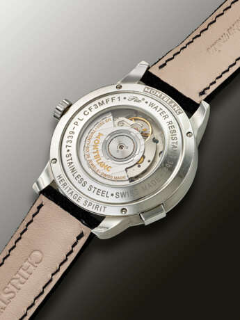 MONTBLANC, STAINLESS STEEL WORLD TIME 'HERITAGE SPIRIT', REF. 7339 - фото 3