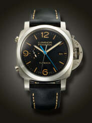 PANERAI, LIMITED EDITION STAINLESS STEEL FLYBACK CHRONOGRAPH 'LUMINOR 1950', NO. 1002/1500, REF. PAM00524