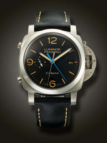 PANERAI, LIMITED EDITION STAINLESS STEEL FLYBACK CHRONOGRAPH 'LUMINOR 1950', NO. 1002/1500, REF. PAM00524 - photo 1