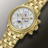 BLANCPAIN, YELLOW GOLD PERPETUAL CALENDAR CHRONOGRAPH 'LEMAN', WITH MOON PHASES, REF. 2585 - Foto 2