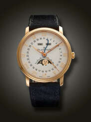 BLANCPAIN, PINK GOLD TRIPLE CALENDAR ‘VILLERET QUANTIEME COMPLET’ WITH MOON PHASES, REF.6654-3642-55B