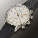 IWC, STAINLESS STEEL CHRONOGRAPH ‘PORTUGUESE’, REF. 3714 - photo 2