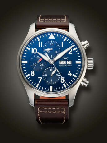 IWC, STAINLESS STEEL CHRONOGRAPH ‘PILOT'S, LE PETIT PRINCE EDITION’, REF. IW377714 - photo 1