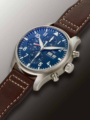 IWC, STAINLESS STEEL CHRONOGRAPH ‘PILOT'S, LE PETIT PRINCE EDITION’, REF. IW377714 - photo 2