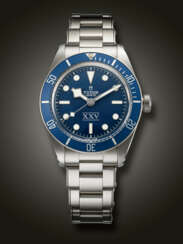 TUDOR, LIMITED EDITION STAINLESS STEEL ‘BLACK BAY', MADE FOR THE 25TH ANNIVERSARY OF WATCHES OF SWITZERLAND, REF. 79030B