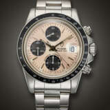 TUDOR, STAINLESS STEEL CHRONOGRAPH 'PRINCE', WITH PINK DIAL, REF. 79160 - Foto 1