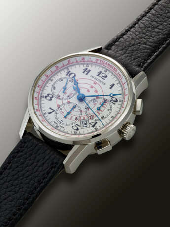 LONGINES, STAINLESS STEEL CHRONOGRAPH ‘HERITAGE’, REF. L2.780.4 - фото 2