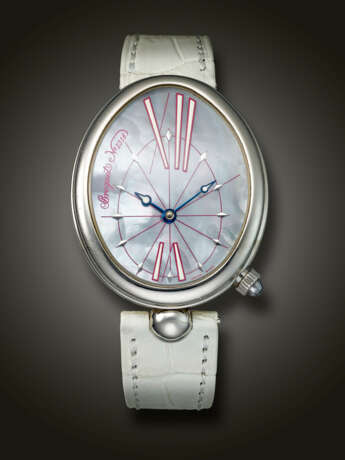 BREGUET, STAINLESS STEEL ‘REINE DE NAPLES’, WITH MOTHER-OF-PEARL DIAL, REF. 8967 - Foto 1