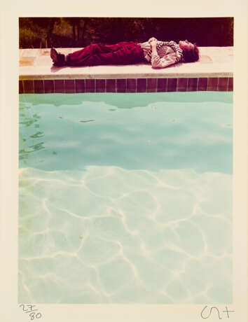 David Hockney. Yves-Marie asleep (Aus: Twenty Photographic Pictures) - photo 1