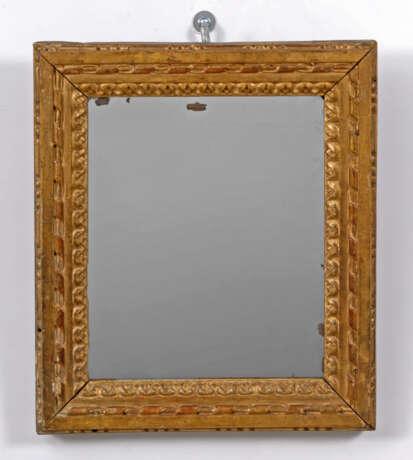 Rechteckrahmen des 17. Jahrhundert als Spiegel. - Foto 1